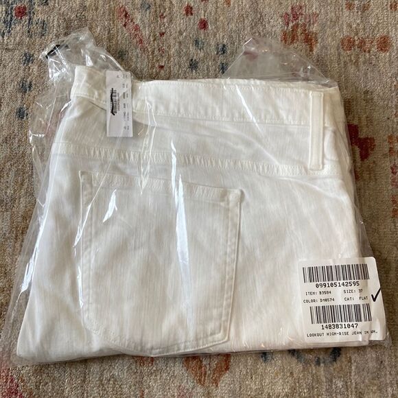 J. Crew 9" high-rise toothpick jean in white wash* - Picture 3 of 5